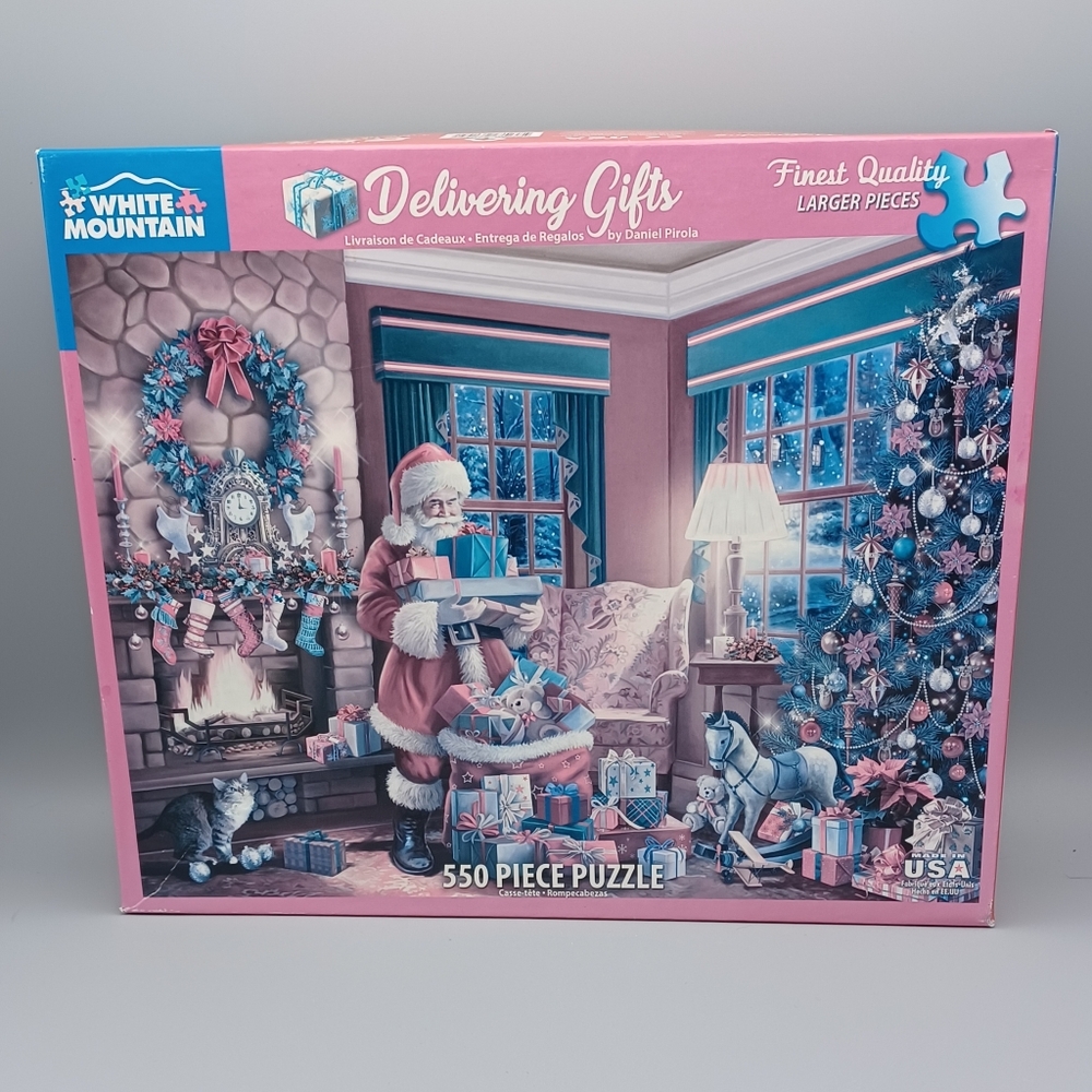 White Mountain Giving Gifts Puzzle Complete